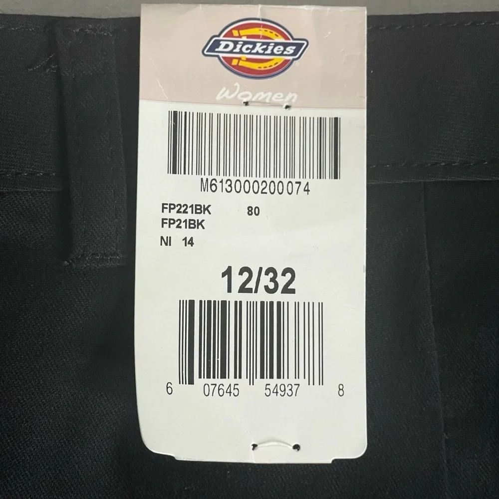 DICKIES Women’s Premium Relaxed Fit Straight Leg Flat Front Pants - Picture 8 of 11